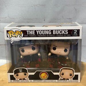 Funko Pop Wrestling Young Bucks 2 Pack Black & Red RARE VAULTED